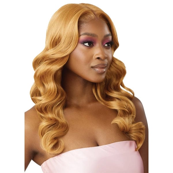 Outre Airtied Human Hair Blend Glueless 13X6 HD Lace Front Wig - HHB NATURAL BODY WAVE 22" - EgoWigs.com