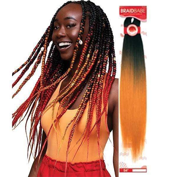 Outre Crochet Braid Outre Synthetic Pre Stretched Braid - BABE 54"