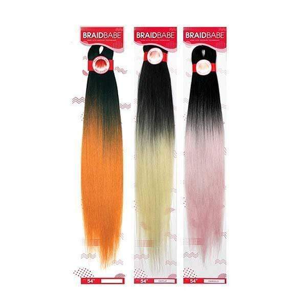 Outre Crochet Braid Outre Synthetic Pre Stretched Braid - BABE 54"