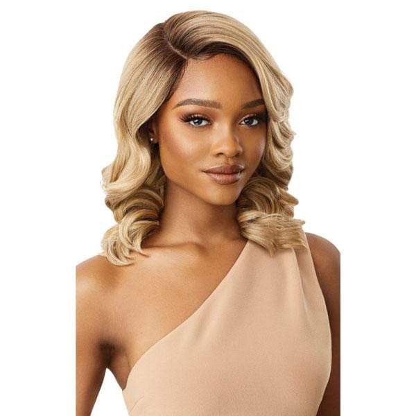 Outre Deep Part Lace Wigs Outre Synthetic 5" Deep L-Part Swiss Lace Front Wig - DAVITA