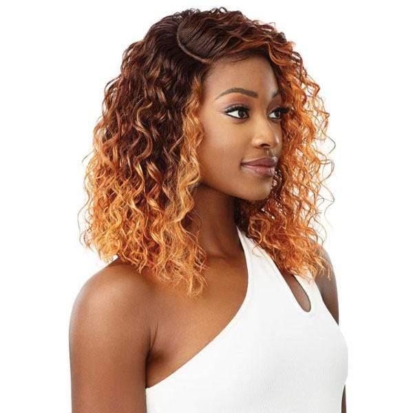 Outre Synthetic 5" Deep L-Part Swiss Wet & Wavy Lace Front Wig - LEENA - Clearance - EgoWigs.com-1