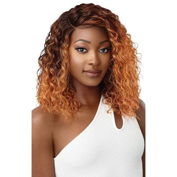 Outre Synthetic 5" Deep L-Part Swiss Wet & Wavy Lace Front Wig - LEENA - Clearance - EgoWigs.com-1