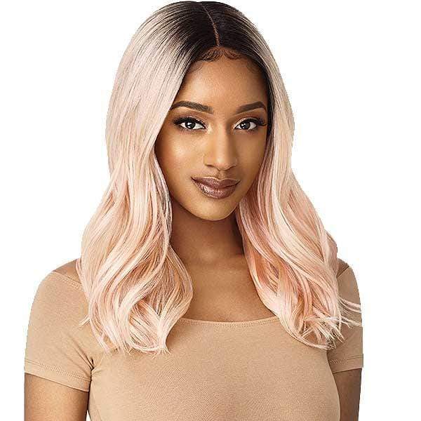 Outre Deep Part Lace Wigs Outre Synthetic L-Part Swiss Lace Front Wig - RAMONA