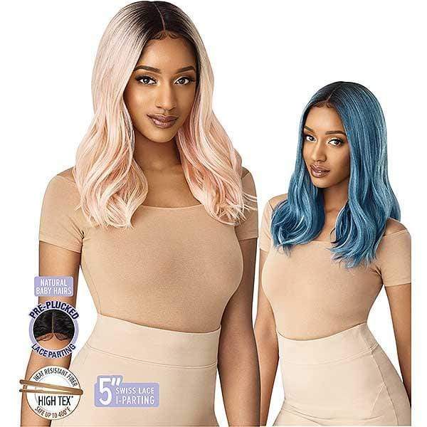 Outre Deep Part Lace Wigs Outre Synthetic L-Part Swiss Lace Front Wig - RAMONA