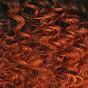 Outre Frontal Lace Wigs DR COPPER ORANGE Outre The Daily Wig Synthetic Hair Lace Part Wig - FLORIS