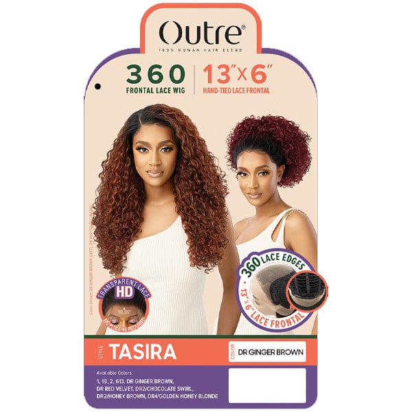 Outre Human Hair Blend 360 Lace Front Wig - TASIRA - EgoWigs.com-1 - BLACK