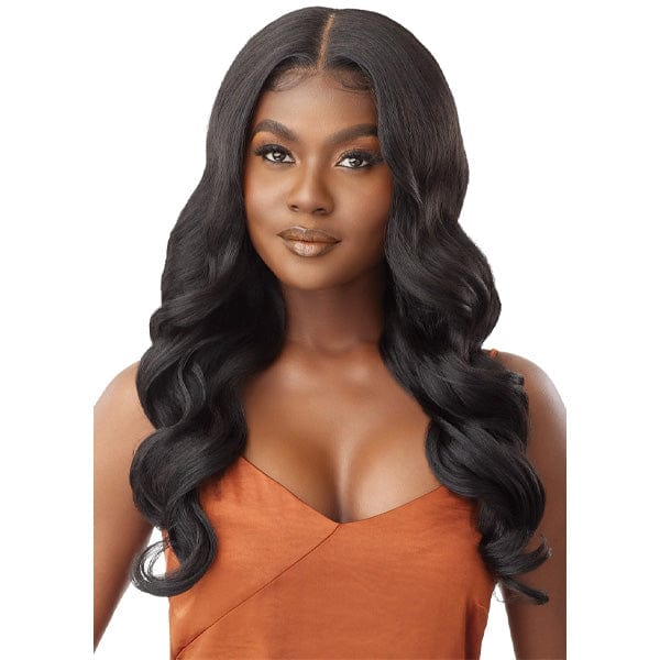 Outre Frontal Lace Wigs Outre Human Hair Blend 5x5 Lace Closure Wig - HBB BODY CULR 24"