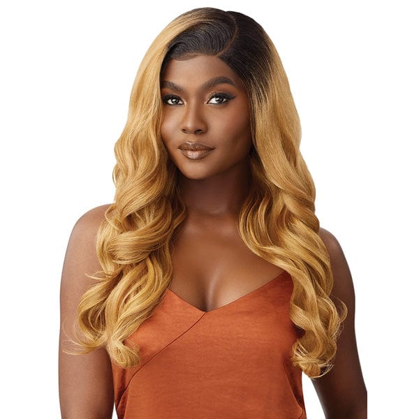 Outre Frontal Lace Wigs Outre Human Hair Blend 5x5 Lace Closure Wig - HBB BODY CULR 24"