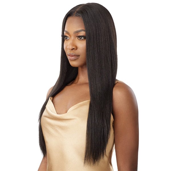 Outre Frontal Lace Wigs Outre Human Hair Blend 5x5 Lace Closure Wig - HBB YAKI STRAIGHT 26"