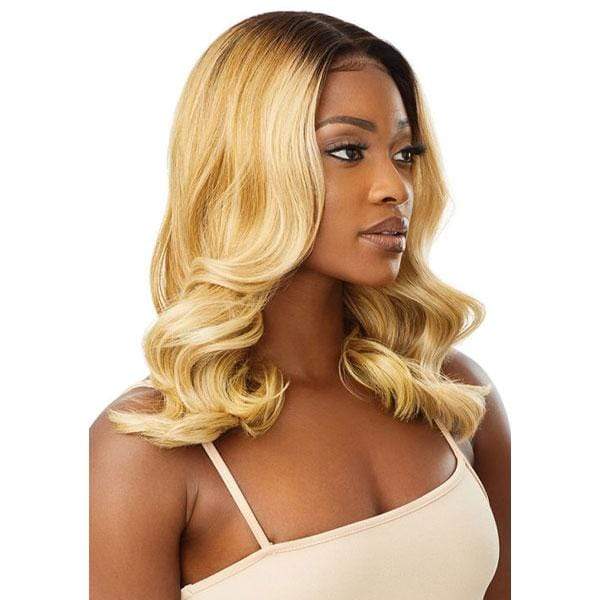 Outre Frontal Lace Wigs Outre Melted Hairline Synthetic Deluxe Wide HD Lace Front Wig - AUDRINA