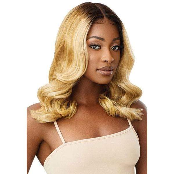 Outre Frontal Lace Wigs Outre Melted Hairline Synthetic Deluxe Wide HD Lace Front Wig - AUDRINA