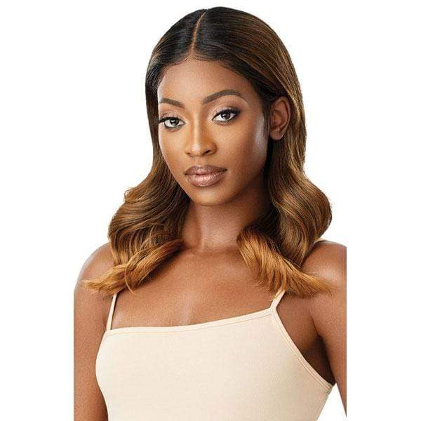 Outre Frontal Lace Wigs Outre Melted Hairline Synthetic Deluxe Wide HD Lace Front Wig - AUDRINA