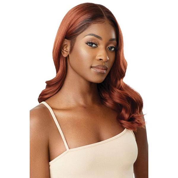 Outre Frontal Lace Wigs Outre Melted Hairline Synthetic Deluxe Wide HD Lace Front Wig - AUDRINA