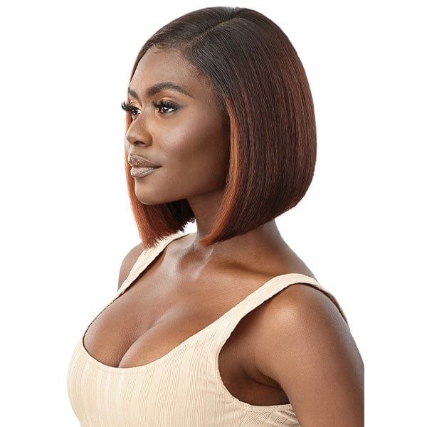 Outre Frontal Lace Wigs Outre Melted Hairline Synthetic Deluxe Wide HD Lace Front Wig - BREENA