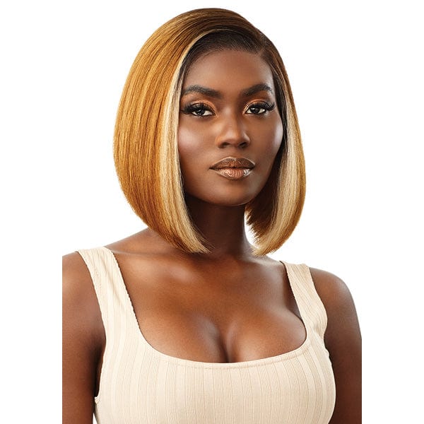 Outre Frontal Lace Wigs Outre Melted Hairline Synthetic Deluxe Wide HD Lace Front Wig - BREENA