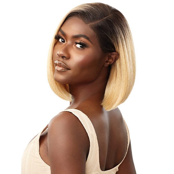 Outre Frontal Lace Wigs Outre Melted Hairline Synthetic Deluxe Wide HD Lace Front Wig - BREENA