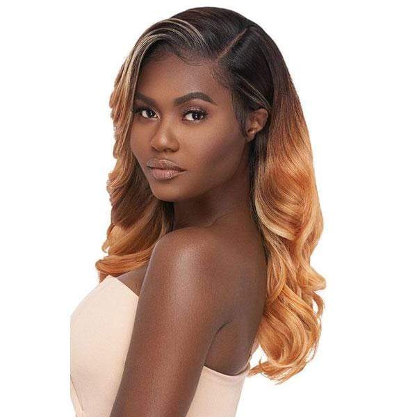 Outre Frontal Lace Wigs Outre Melted Hairline Synthetic Deluxe Wide HD Lace Front Wig - DIVINE