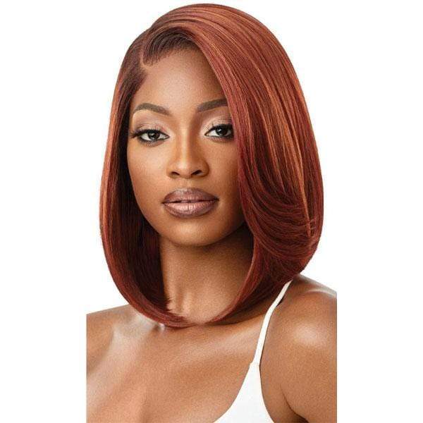 Outre Frontal Lace Wigs Outre Melted Hairline Synthetic Deluxe Wide HD Lace Front Wig - MYRANDA