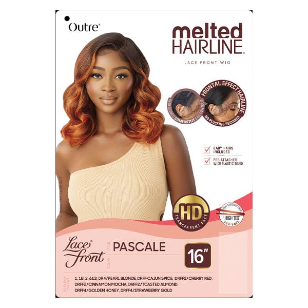 Outre Frontal Lace Wigs Outre Melted Hairline Synthetic Deluxe Wide HD Lace Front Wig - PASCALE