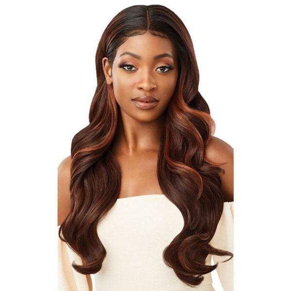 Outre Frontal Lace Wigs Outre Melted Hairline Synthetic Deluxe Wide HD Lace Front Wig - SERAPHINE