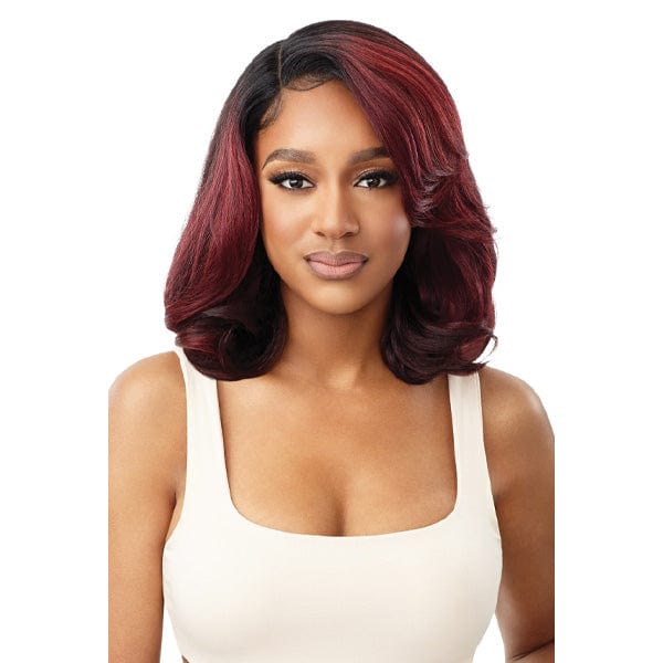 Outre Frontal Lace Wigs Outre Melted Hairline Synthetic HD Lace Frontal Wig - KALANI