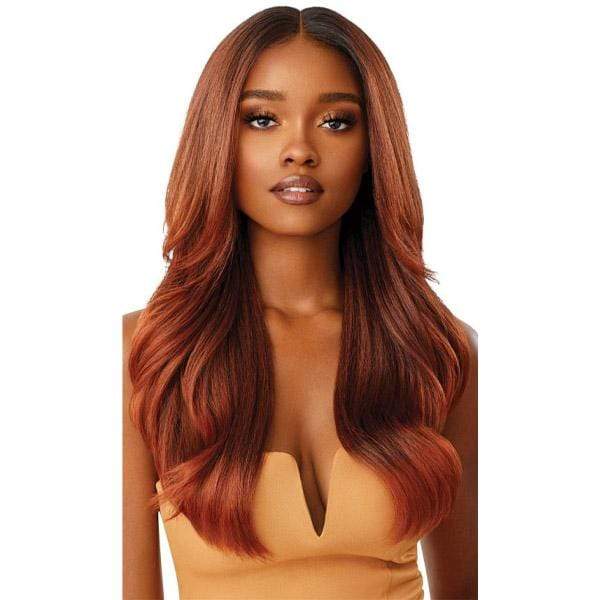 Outre Frontal Lace Wigs Outre Melted Hairline Synthetic Swiss Lace Front Wig - KAMIYAH