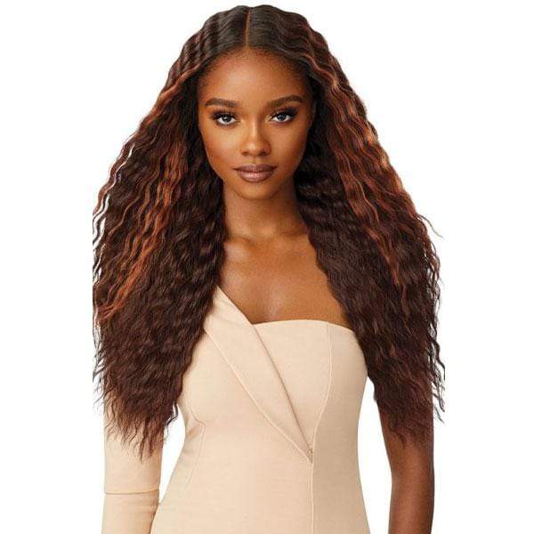 Outre Frontal Lace Wigs Outre Melted Hairline Synthetic Swiss Lace Front Wig - LILYANA