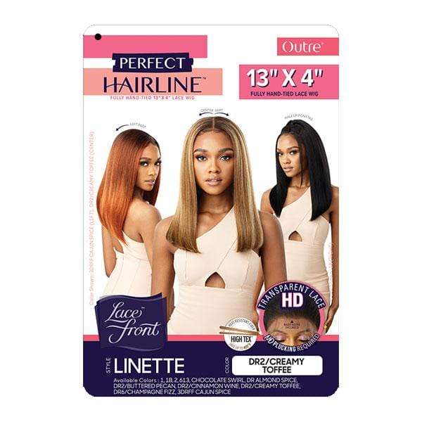 Outre Perfect Hairline Synthetic 13x4 Faux Scalp Lace Front Wig - LINETTE - EgoWigs.com-1