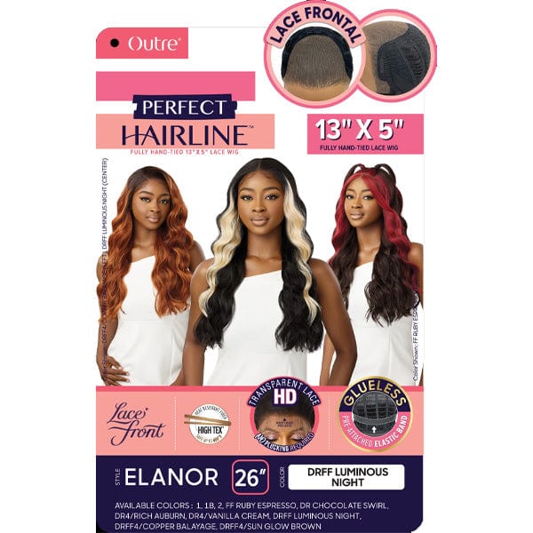 Outre Frontal Lace Wigs Outre Perfect Hairline Synthetic 13x5 Lace Frontal Wig - DECLAN