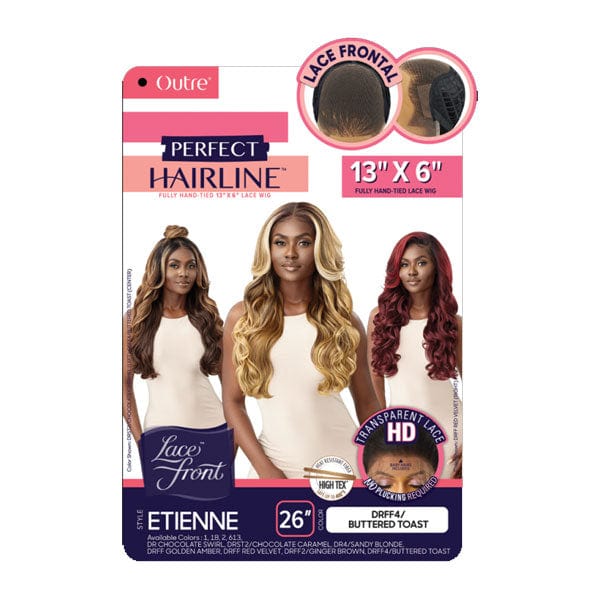 Outre Frontal Lace Wigs Outre Perfect Hairline Synthetic 13x6 Faux Scalp Lace Front Wig - ETIENNE