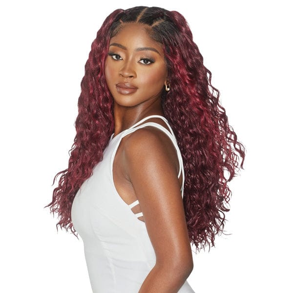 Outre Frontal Lace Wigs Outre Perfect Hairline Synthetic 13x6 Faux Scalp Lace Front Wig - KEIANA