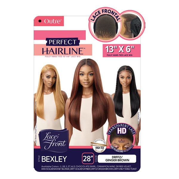 Outre Frontal Lace Wigs Outre Perfect Hairline Synthetic 13x6 Lace Front Wig - BEXLEY