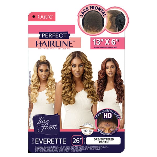 Outre Frontal Lace Wigs Outre Perfect Hairline Synthetic 13x6 Lace Front Wig - EVERETTE