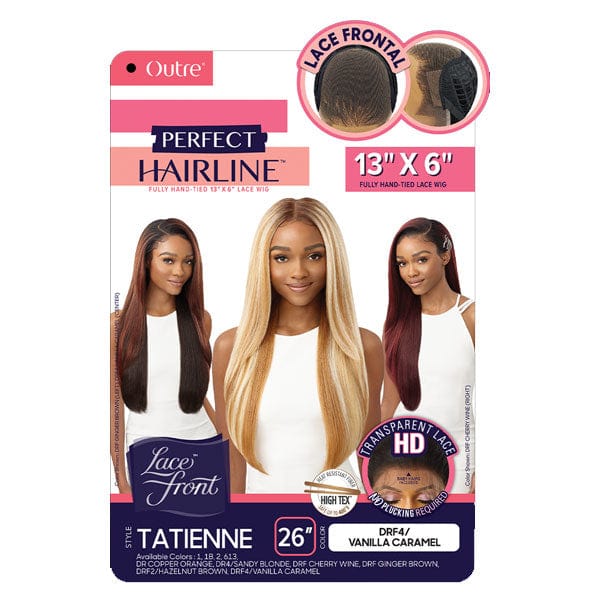 Outre Frontal Lace Wigs Outre Perfect Hairline Synthetic 13x6 Lace Front Wig - TATIENNE