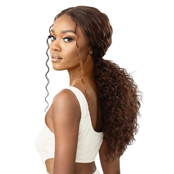 Outre Frontal Lace Wigs Outre & Play Human Hair Blend 360 Lace Front Wig - ROSHAN