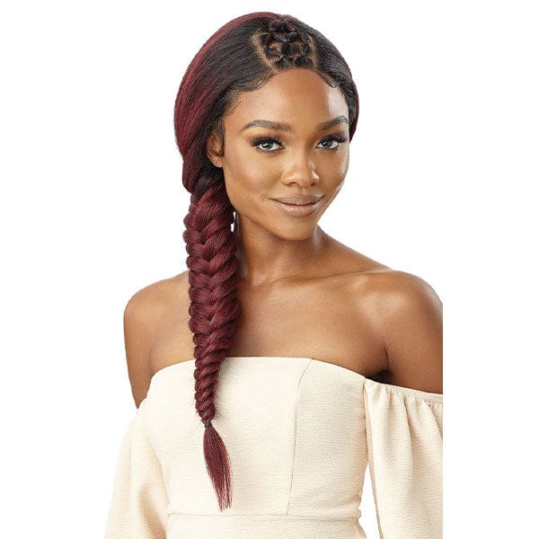 Outre Frontal Lace Wigs Outre & Play Human Hair Blend 360 Lace Front Wig - SUNNIVA