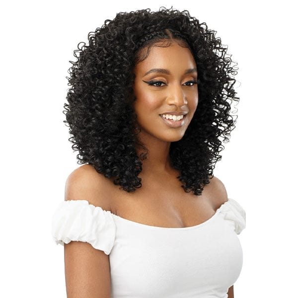 Outre Frontal Lace Wigs Outre Synthetic Hair 13x2 HD Lace Front Wig - HALO STITCH BRAID 18