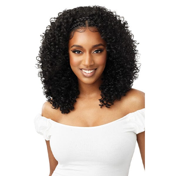 Outre Frontal Lace Wigs Outre Synthetic Hair 13x2 HD Lace Front Wig - HALO STITCH BRAID 18