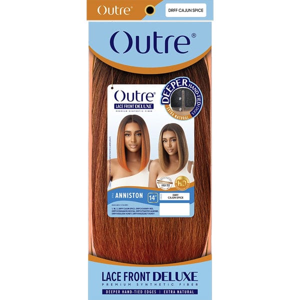 Outre Frontal Lace Wigs Outre Synthetic Hair HD Lace Front Deluxe Wig - ANNISTON