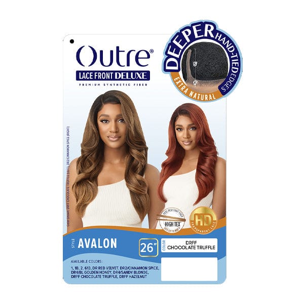 Outre Frontal Lace Wigs Outre Synthetic Hair HD Lace Front Deluxe Wig - AVALON