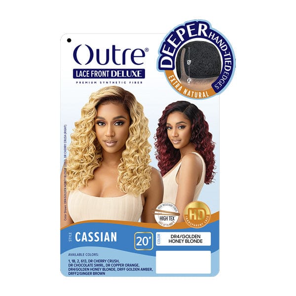 Outre Synthetic Hair HD Lace Front Deluxe Wig - CASSIAN - EgoWigs.com-1 - BLACK