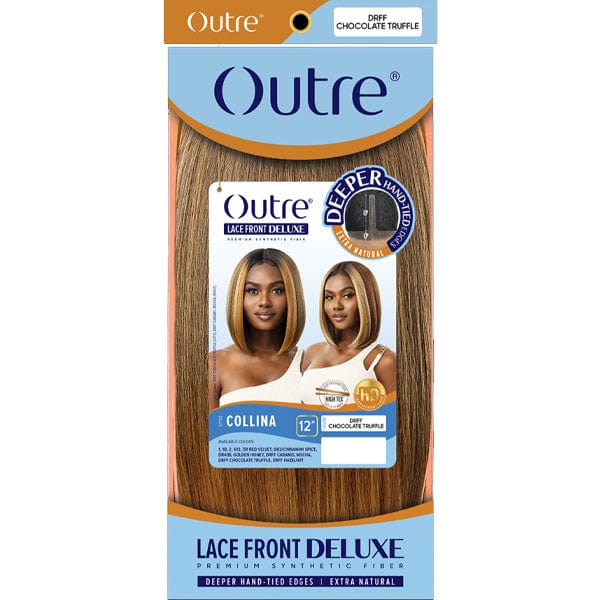 Outre Frontal Lace Wigs Outre Synthetic Hair HD Lace Front Deluxe Wig - COLLINA