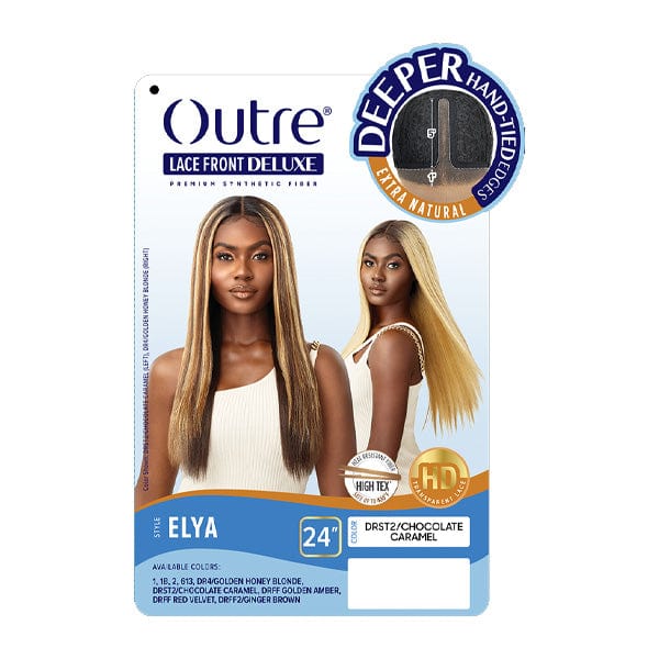 Outre Frontal Lace Wigs Outre Synthetic Hair HD Lace Front Deluxe Wig - ELYA