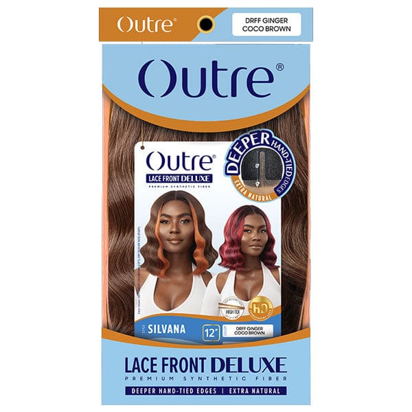 Outre Frontal Lace Wigs Outre Synthetic Hair HD Lace Front Deluxe Wig - SILVANA