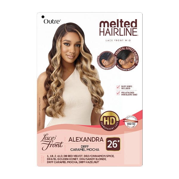 Outre Frontal Lace Wigs Outre Synthetic Melted Hairline HD Lace Front Wig - ALEXANDRA