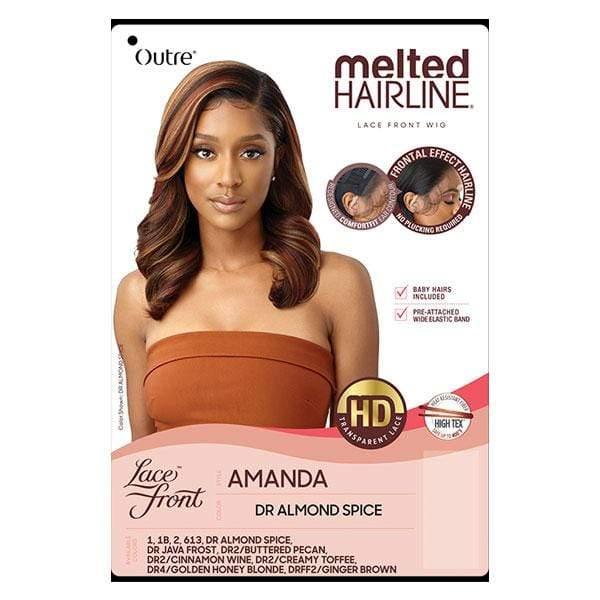 Outre Synthetic Melted Hairline HD Lace Front Wig - AMANDA - EgoWigs.com-1