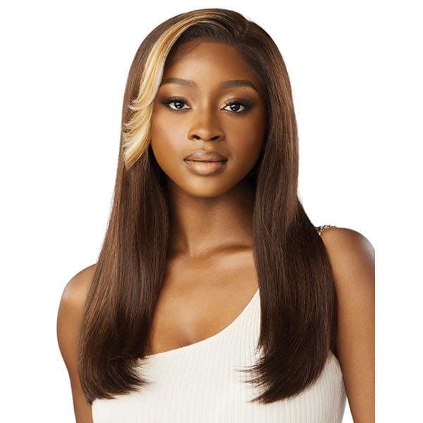 Outre Frontal Lace Wigs Outre Synthetic Melted Hairline HD Lace Front Wig - AMELIA