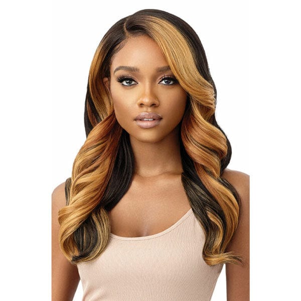 Outre Frontal Lace Wigs Outre Synthetic Melted Hairline HD Lace Front Wig - BEGONIA