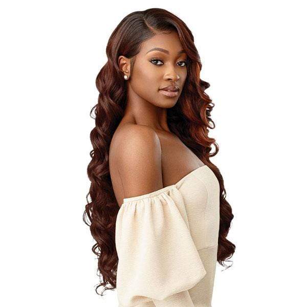 Outre Frontal Lace Wigs Outre Synthetic Melted Hairline HD Lace Front Wig - CHANDELL