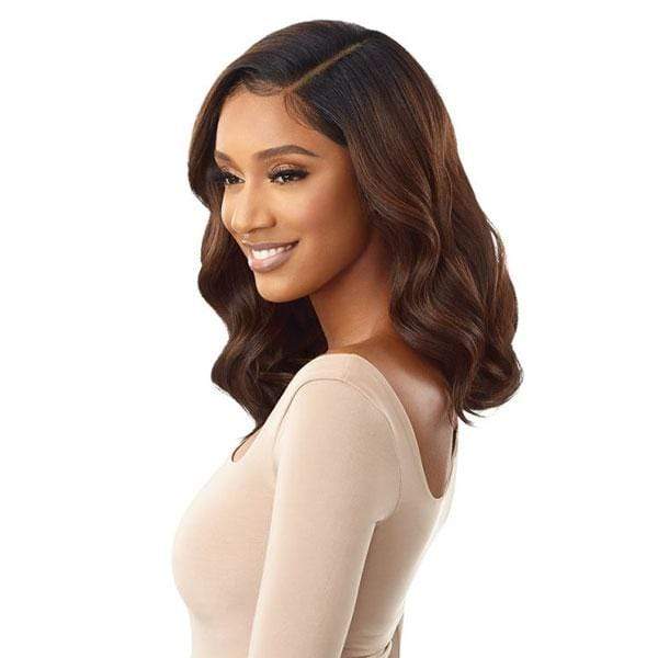 Outre Frontal Lace Wigs Outre Synthetic Melted Hairline HD Lace Front Wig - HERMINIA